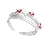 Mirweon Bagues de rendez-vous tendance ouvertes réglables en alliage texturé bijoux de doigt adaptés à diverses occasions bagues tendance pour femmes