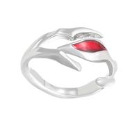 Mirweon Bagues de rendez-vous tendance ouvertes réglables en alliage texturé bijoux de doigt adaptés à diverses occasions bagues tendance pour femmes