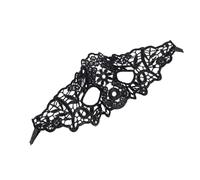 Mirweon Cache-œil en dentelle délicate pour une tenue sûre pour les fêtes costumées, tissu polyester contemporain, soirée, théâtre en dentelle ventilée