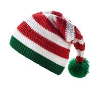 Mirweon Chapeau de carnaval pour parents et enfants avec motif à rayures tricotées chaudes pour adultes et enfants, cadeaux de Noël pour maman et papa, cadeaux de Noël pour femmes et adultes