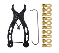 Mirweon Ensemble de pinces à maillons de chaîne de vélo - Pince d'installation confortable adaptée à différents types de crochets de vélo - Kit de connecteur de vélo