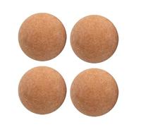 Mirweon Lot de 4 balles de rechange en liège pour babyfoot de 36 mm