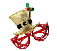 Mirweon Lunettes de Noël fantaisie pour fête du Nouvel An, accessoires photo, fête, Nouvel An
