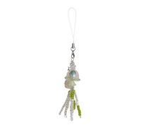 Mirweon Pendentif méduse tendance pour téléphone - Accessoire artistique - Perles - Décoration tendance pour un usage quotidien et les voyages