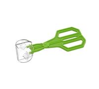 Mirweon Pince d'alimentation multifonction pour reptiles - Nettoyage hygiénique - Poignée confortable - Pour capturer les créatures douces - Mangeoire ergonomique pour reptiles avec poignée