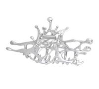 Mirweon Pinces à cheveux tendance - Accessoire élégant - Pince à cheveux irrégulière en alliage - Pour fille et femme - Pince à cheveux moderne, taille unique, Comme décrit