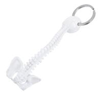 Mirweon Porte-clés squelette de colonne vertébrale humaine réaliste pour un usage quotidien et affichage anatomique, aide pédagogique, cadeau unique pour étudiant, pendentif unique pour colonne