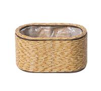 Mirweon Pots de fleurs tissés à la main pour améliorer l'espace de vie avec un aspect naturel pour le jardin, le balcon, le stockage, le panier de jardinière en rotin pour plantes à fleurs