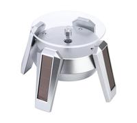 Mirweon Présentoir tourbillonnant contrôlé par piles pour colliers, cercles, montres, présentoir à bijoux en ABS avec radiances, taille unique, Comme décrit