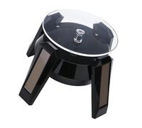 Mirweon Présentoir tourbillonnant contrôlé par piles pour colliers, cercles, montres, présentoir à bijoux en ABS avec radiances, taille unique, Comme décrit