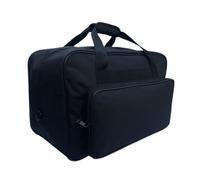 Mirweon Sac de rangement pour machine à coudre avec poches et poignées, étui de transport pour machine à coudre pour voyage, Noir