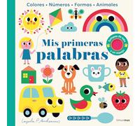 Mis primeras palabras. Con solapas de tela y un espejo