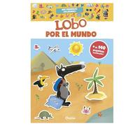 Mis primeras pegatinas. Lobo por el mundo