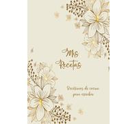 Mis Recetas: Recetario de cocina en blanco para escribir - Cuaderno para 100 Recetas / Formato A5 - 110 páginas.41