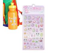 Misaakoeq Autocollants 3D | Drôles Décalcomanies Réutilisables 3D,Autocollants Animaux Adhésifs Pour Et Journal - Pour Étui Téléphone Ordinateur Carnet Papeterie Bouteille Anniversaire Noël Fête