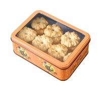 Misaakoeq Boîte à bonbons d'Halloween, petite boîte en fer blanc d'Halloween - Boîte de boîtes à biscuits vides | Organisateur rectangulaire en métal, boîte rectangulaire vide pour biscuits, boîte de