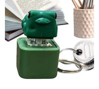 Misaakoeq Breloque pour clés | Gadget Anti-stress Forme de Grenouille | Jouet Fidget à Boutons,pour Femme Homme Enfant Adulte Épouse Petite Amie Intérieur Extérieur Voyage École Loisirs Courses Bureau