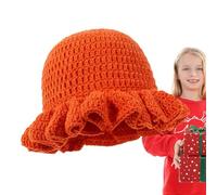 Misaakoeq Chapeau Bob Crochet | Mignon Confortable Élégant Accessoire pour La Tête,Chapeau de Pêcheur Souple en Tricot pour Femmes,pour Hiver Froid Cyclisme Quotidien Extérieur Voyage Décontracté