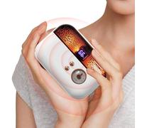 Misaakoeq Chauffe-Mains Électriques Rechargeables | Batterie Externe Chauffante de 4000mAh,Chaufferettes de Poche | pour Hommes Et Femmes, Camping, Golf, Randonnée, en Extérieur, Hiver, Temps Froid,