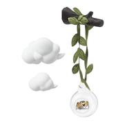 Misaakoeq Décor Araignée Sauteuse - Perchoir À Bille Transparente,Kit D'atterrissage Réaliste pour Araignées Sauteuses | pour Petits Animaux Observation Et Élevage Maison Scolaire Amateurs