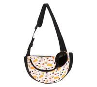 Misaakoeq Écharpe De Portage pour Chien,Sac À Épaule Ajustable en Maille Respirante pour Petit Animal De Compagnie - Écharpe Porte-Chiot | pour Les Activités D'Extérieur Shopping Camping Déplacements