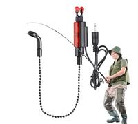 Misaakoeq Indicateur d'alarme de Touche de pêche, alarmes de pêche pour Cannes à | Alarme échangistes de | Alarme de Poisson Portable Pratique pour la Nuit, Alerte sonore Sensible étanche