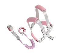 Misaakoeq Laisse et harnais pour tout-petits, harnais pour tout-petits avec laisse, Laisses 3 en 1 phosphorescentes, lien de poignet anti-perte, Attache de harnais de sécurité pour, attache de sangle