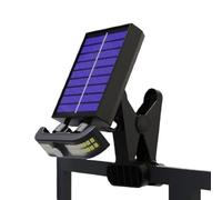 Misaakoeq Lumières Solaires De Gouttière, Lumières Solaires à Clip pour Jardin, Projecteur à Détecteur de Mouvement pour Allée Pelouse Terrasse Balcon Garage