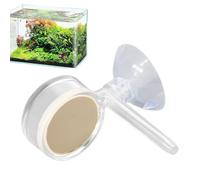 Misaakoeq Nano atomiseur diffuseur de Co2, barboteur basse pression pour aquariums - Diffuseur de CO2 transparent - Kit de diffuseur de Co2 efficace, aucun trempage nécessaire, atomiseur de Co2 avancé