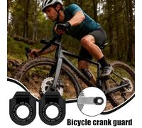 Misaakoeq Protecteur De Manivelle De Bicyclette | Protecteur Antichoc Léger,Manchon De Manivelle De Vélo - pour Route Ville Extérieur Cyclisme VTT Trajet Domicile-Travail Longue