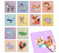 Misaakoeq Puzzles Anime,Jouet Éducatif pour la Reconnaissance et Le Développement - Casse-têtes Fruités pour,pour Filles Voyage Déplacement Professionnel Maison Extérieur École Maternelle