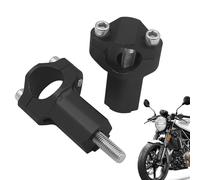 Misaakoeq Rehausseur de Guidon | Rehausseur de Potence pour Moto et VTT,Accessoires de Remplacement et Modification en d'Aluminium Robustes pour Trajets Urbains, Voyages Déplacements