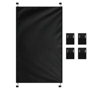 Misaakoeq Rideau De Douche pour Porte Arrière De Camping-Car | Ajustable Magnétique Imperméable | Rideau D'Intimité pour Camping Van Extérieur,pour Changer Se Baigner Remorque Camion Caravane Voyage