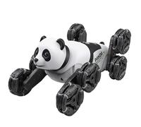Misaakoeq Voiture Cascades RC | Voiture RC avec Spray - Robot Panda Course Interactif pour, Ados, Jeunes et Cadeau Amis Étudiants