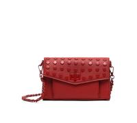 MISAKO Danbai petit sac à bandoulière avec rabat et détails métalliques female - Danbai Rouge 12x20x4 cm