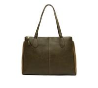 MISAKO Grand sac shopper Caton effet daim female - Caton Vert 28x13x38cm