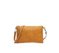 MISAKO Monoflor Petit sac à bandoulière avec dragonne gravée d'un motif floral female - Monoflor Moutarde 18 X 27 X 4 cm