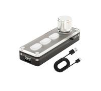 Misamo Macro Clavier Mécanique Mini Gaming Clavier de Programmation Personnalisé Silicone Silencieux 3 Touches 1 Bouton Claviers Bluetooth Blanc