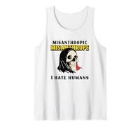 Misanthrope Misanthrope Je déteste Les Humains (Déclaration de Fun Loner) Débardeur