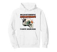 Misanthrope Misanthrope Je déteste Les Humains (Déclaration de Fun Loner) Sweat à Capuche