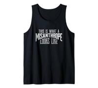 Misanthrope T-Shirt avec Inscription « Other People » Débardeur
