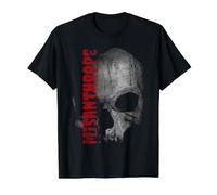 Misanthrope T-Shirt Graphique avec Valeur, Homme, Noir, XL
