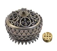 Misazy encensoir, Porte encens Baton, encensoir Charbon, Support encens Baton, brûleur dencens, bruleur encens, Porte encens Lotus pour la décoration de Maison de thé de Bureau à Domicile, 7 * 6cm