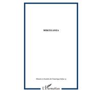 Miscelanea Tome 15 - Collectif - L'harmattan - broché - Revue