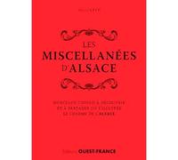 Miscellanées d'Alsace - Hervé Lévy - Ouest France - relié - Guide