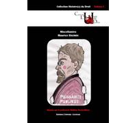 Miscellanées maurice hauriou - Maurice Hauriou - Epitoge - broché - Etude