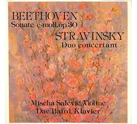 Mischa Salevic, Dae Baird - Beethoven / Stravinsky: Sonate c-moll, op. 30; Duo concertant - F 665888 - Vinyl LP