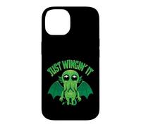 Mischief Sea Monster Just Wingin' It with Cosmic Chaos Coque pour iPhone 14