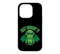 Mischief Sea Monster Just Wingin' It with Cosmic Chaos Coque pour iPhone 14 Pro
