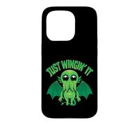 Mischief Sea Monster Just Wingin' It with Cosmic Chaos Coque pour iPhone 15 Pro